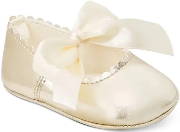 Baby Girls Soft Sole Ballet Flats, size 2