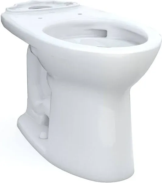 Toto C776CEG#01 Drake Elongated Tornado Flush Toilet Bowl with CEFIONTECT , Cotton White