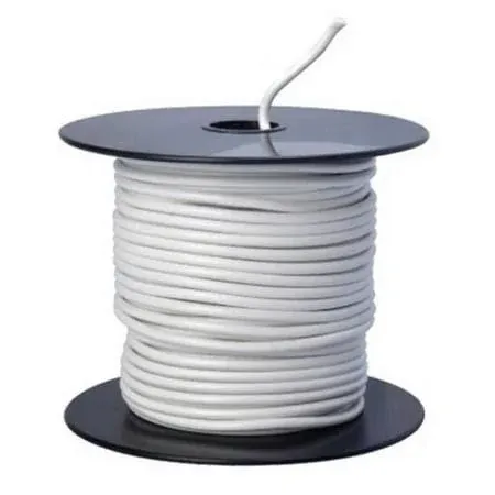 SOUTHWIRE 55669023 Primary Wire; 14-Gauge Bulk Spool; 100-Feet; White