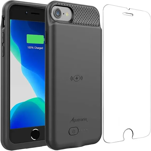 iPhone 8/7 Battery Case Qi Wireless Charging Compatible, Alpatronix BX190 4.7-in