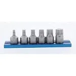 VIM Tools 6 Piece XZN Stubby Driver Set, 1/4" Square Drive