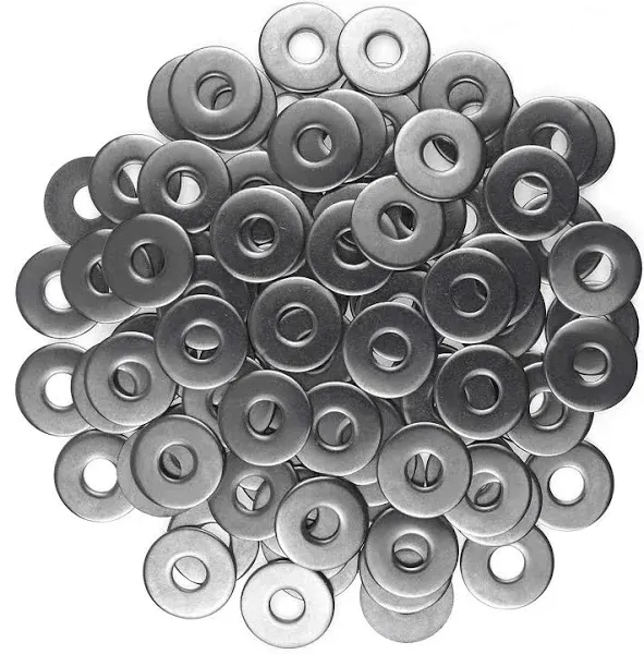 M8 Flat Washer, 304 Stainless Steel, 100 PCS (M8 x 24 x 2.0mm 100PCS)