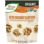 Simply Natural Keto Coconut Clusters  Gluten Free  10 Oz Organic