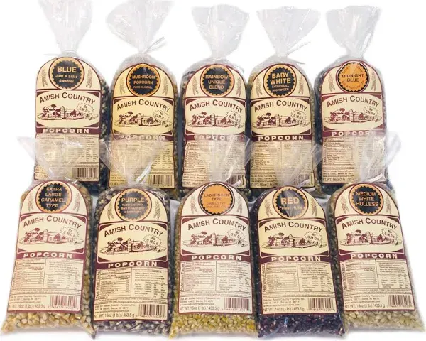 Amish Country Popcorn Variety Bundle Gift Set