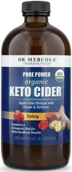 Dr. Mercola Organic Apple Cider Vinegar Spicy 16 fl oz