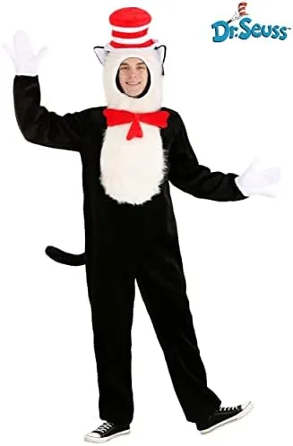 Adult Cat in the Hat Premium Costume Size Medium  (NEW)