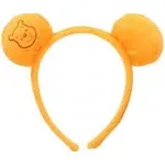 Disney Pooh Ears Headband - Plush Ears with Embroidered Pooh Face, Officially Licensed