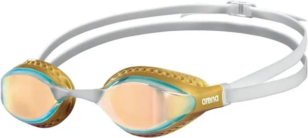 Arena Air Speed Mirror Swimming Goggles, Silver, White - Racing Goggles