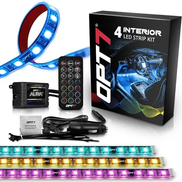 AURA LED Interior Ambient Lighting Kit - Remote Control Full Color Spe