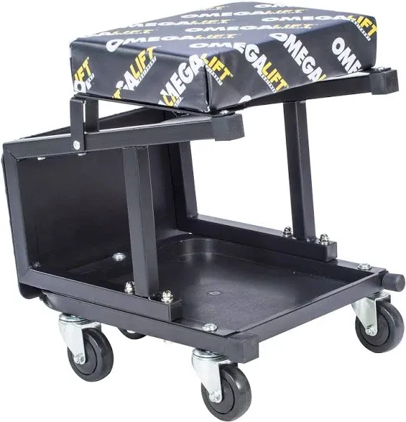 Omega 2-N-1 Mechanics Creeper Seat/Step Stool