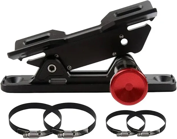 Quick Release Fire Extinguisher Mount - Aluminum Adjustable UTV Roll Black 