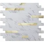 Art3d 10-Sheet Peel and Stick Backsplash Tile for Kitchen Bathroom Fireplace Laundry Room