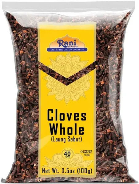 Rani Cloves Whole (Laung) 28oz (800g) Great for Food, Tea, Pomander Balls and Potpourri, Hand Selected, Spice ~ All Natural | NON-GMO | Kosher | Vegan | Gluten Friendly | Indian Origin