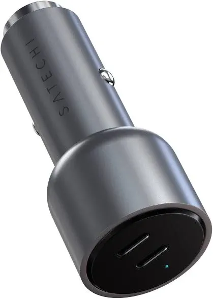 Satechi 40W Dual USB-C PD Car Charger (Space Grey)