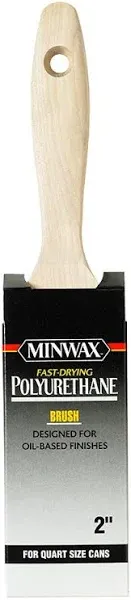 2&#034; Polyurethane Stain Brush, White China Bristle, 2 inch 427350008