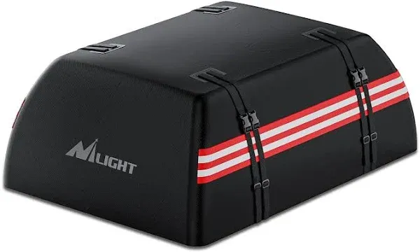 Nilight Car Roof Bag 15 Cubic Feet Waterproof Rooftop Cargo Carrier,Suitab<wbr/>le ...