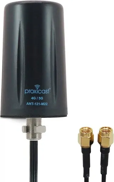 Proxicast Vandal Resistant MIMO Low Profile 3G/4G/LTE Omni-Directional Screw Mount Antenna