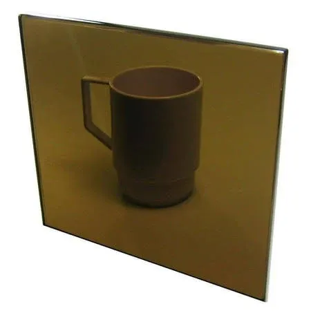 1/8" (3mm) Dark Tinted Bronze 12"x24" Translucent Acrylic Plexiglass 0.118" Thick #2370 Sheet AZM