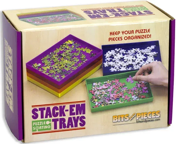 Bits and Pieces Puzzle Stack-Em Sorting Trays