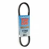 DAYCO Automotive Drive Belt: V-Belt, 11A, A Belt Trade Size, Cogged Belt, 36° Angle, 5/16 in Thick