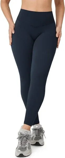 UNISSU Women's Hugcurve No Front Seam High Waisted Workout Leggings