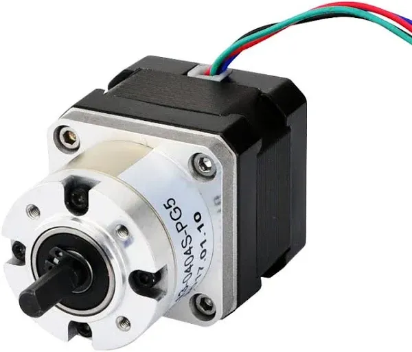 STEPPERONLINE 5:1 PLANETARY Gearbox NEMA 17 Stepper Motor 0.4A for DIY CNC Robot 3D Printer JJ191269