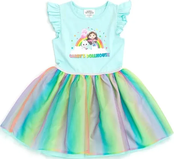 Dreamworks Gabby's Dollhouse Toddler Girls Tulle Dress