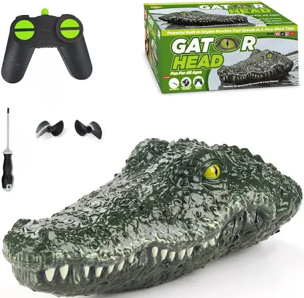 Gator Head Remote Control Alligator Head Boat RC Boat Interactive Toy