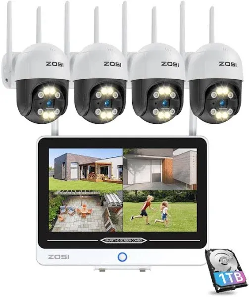 Zosi 2K Wireless Security Camera System