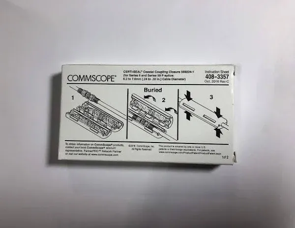 AMP Water-Resistan<wbr/>t Certi-Seal Series 6 &amp; 59 Coax Cable Splice Kit 569224-1