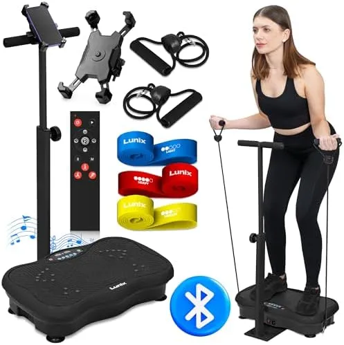 LX18 Vibration Plate with Handlebar