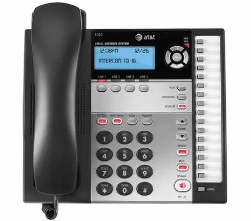 AT&T 1040 Corded Four-Line Expandable Telephone