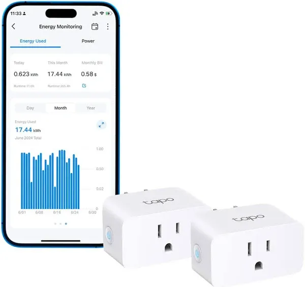 TP-Link Tapo P115 Smart Wi-Fi Plug with Energy Monitoring