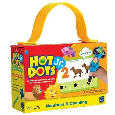 Educational Insights Hot Dots Jr. Numbers & Counting Card Set