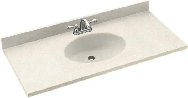 Swanstone Chesapeake 22 x 37 Single Bowl Vanity Sink & Counter Top