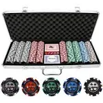 Versa Games 500 Piece Pro Poker Clay Poker Set