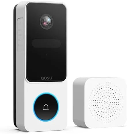 Doorbell Camera Wireless - Head-to-Toe View, Intelligent Package Detection, 2...