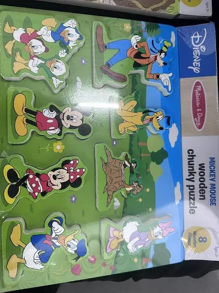 Melissa & Doug Disney Mickey Mouse Wooden Chunky Puzzle - 7184 | Blain's Farm & Fleet