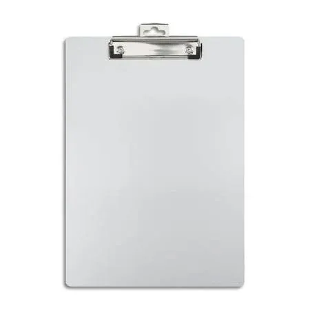 Aluminum Clipboard Silver Clip Board Metal Construction Clipboards with Low P...