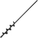 VEVOR Auger Drill Bit for Planting, 1.6 x 16.5 inch Garden Auger Drill Bit