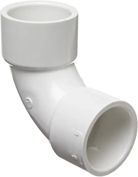 Spears 406 PVC Sweep Elbow Socket SCH40