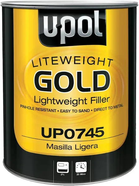 U-POL Products Flyweight Gold Lightweight Body Filler