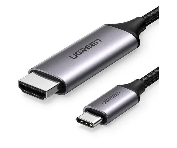 50571 UGREEN USB C to HDMI Cable 2m Grey Black