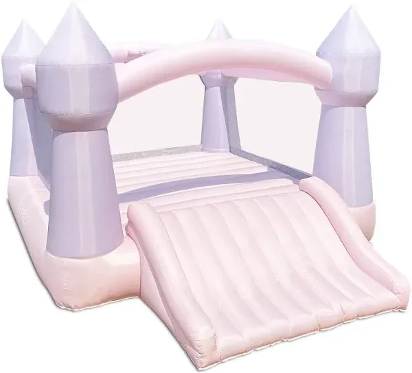 Bounceland Bouncy Castle Daydreamer Mist Bounce House, Pastel Bouncer with Slide