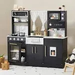 Tiny Land Trendy Black Style Play Kitchen