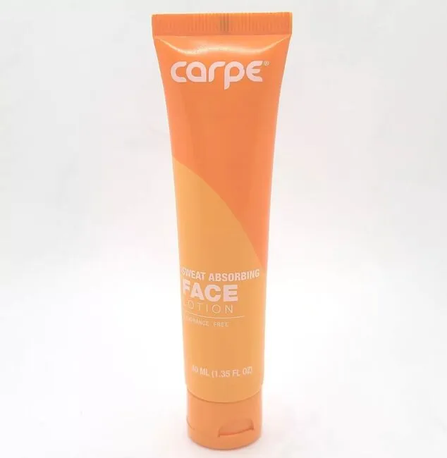 Carpe Sweat Absorbing  FACE LOTION and Sandelwood Underarm Lotion Sealed New