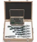 Mitutoyo 103-907-40 Micrometer Set, 0 to 6 in, 0.0001 in, 6 PC