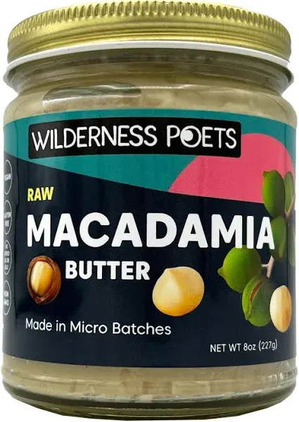 Wilderness Poets Raw Macadamia Butter