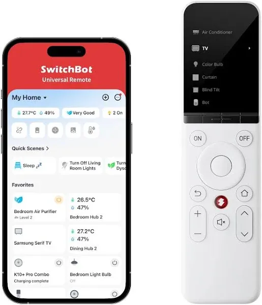 SwitchBot Learning Remote Control Universal Remote Control Manage home appliance