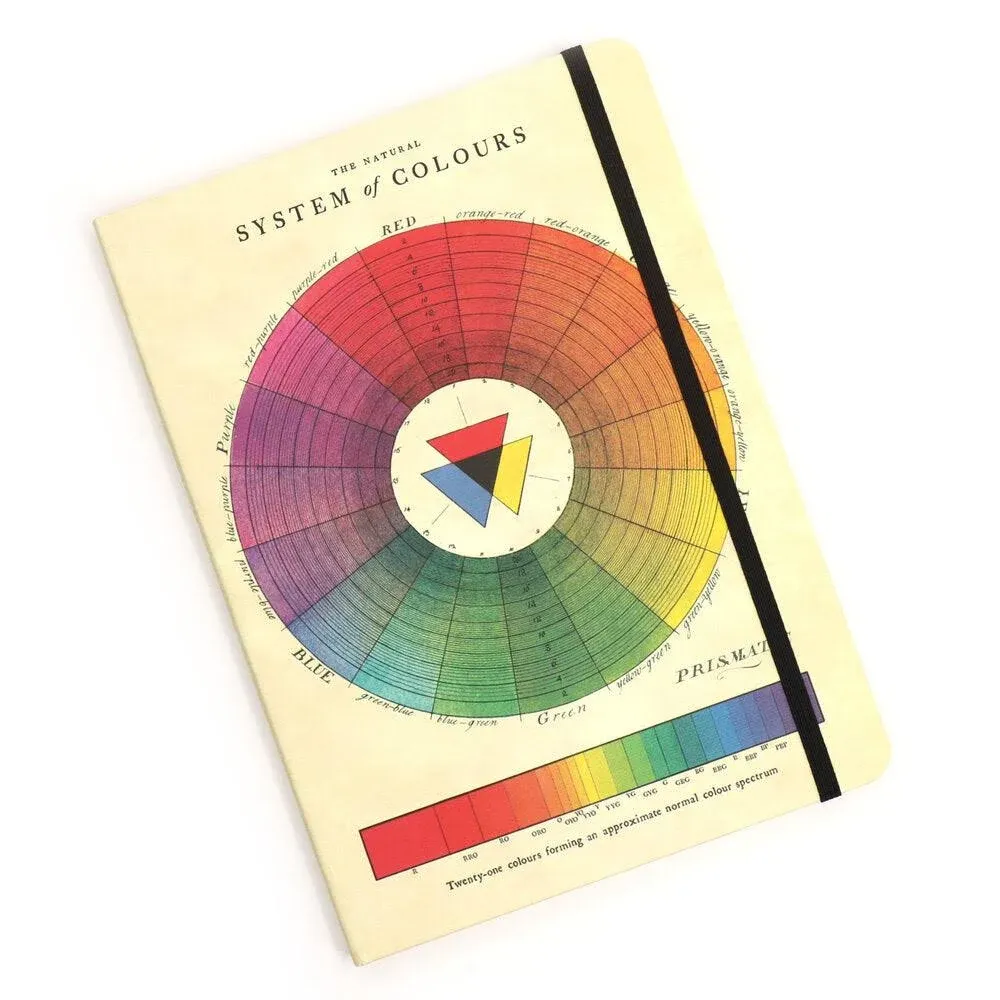 Cavallini Color Wheel Large Notebook